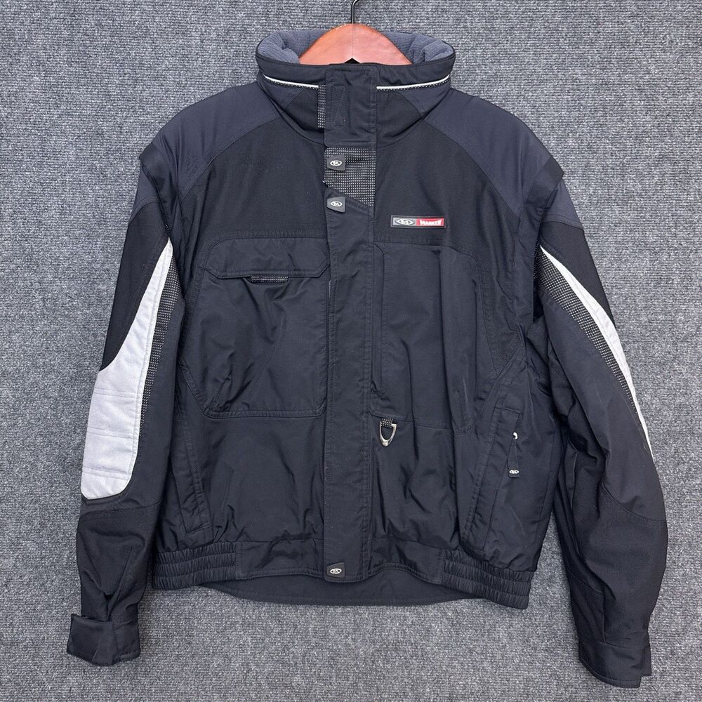 Marker Mens Winter Jacket Coat M Black Ski Snowboard Winter Removable Sleeves